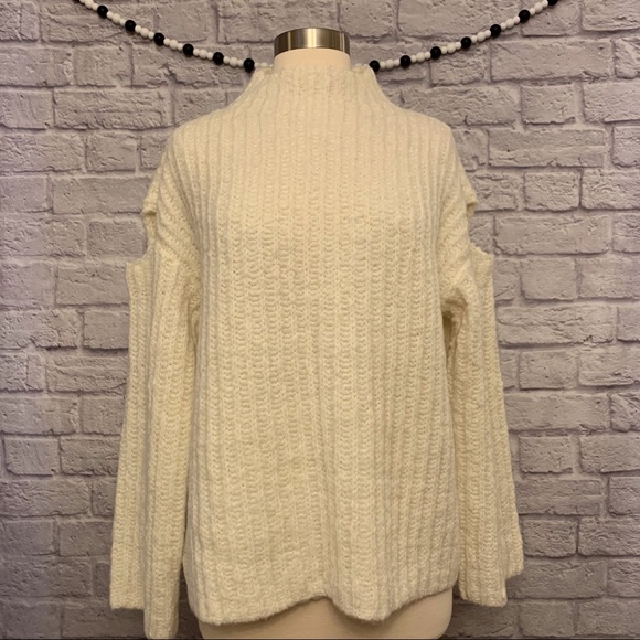 n:Philanthropy Brantley Chunky Knit Sweater with Cutouts - Picture 2 of 10